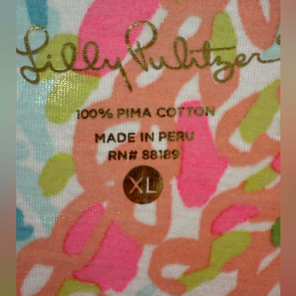 🪸 Lilly Pulitzer “Lovers Coral” Brewster dress sz XL - Picture 4 of 4